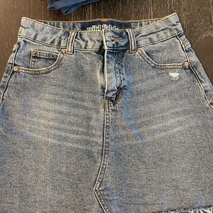 Womens wild fable target Jean skirt. Worn twice